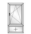 Fenêtre OBD avec soubassement